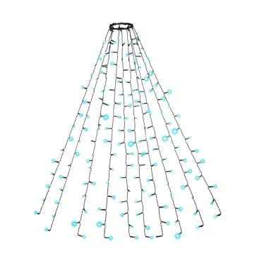   LED karácsonyfa fényfüzér - 1,9 m - 120 LED, hidegfehér - IP44