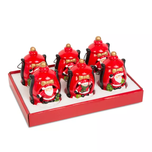 Karácsonyi LED-es lámpás - 3 féle - 7,5 x 11,5 cm Karácsonyi LED-es lámpás - 3 féle - 7,5 x 11,5 cm