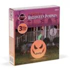 Felfújható RGB LED-es halloween-i tök - 40 cm