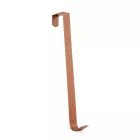 Őszi dekoráció - ajtódísz tartó - 30 cm - fém - matt barna