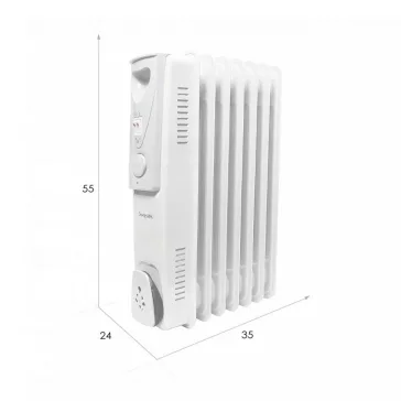 HH-1001 7 tagos olajradiátor 600W/900W/1500W