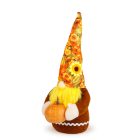 Őszi dekoráció - manó tökkel - 2 féle - 35 x 13 x 13 cm