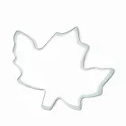 Sütikiszúró szett - levél és tök - fém - 8 cm - 2 db / szett