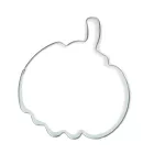 Sütikiszúró szett - levél és tök - fém - 8 cm - 2 db / szett