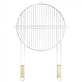 Kerek grillrács fa fogantyúval 51 cm