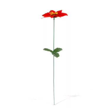 Karácsonyi dekoráció - mikulásvirág - 50 cm