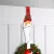 Karácsonyi kopogtató, ajtódísz tartó - fém - mikulás - 38 cm