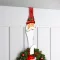 Karácsonyi kopogtató, ajtódísz tartó - fém - mikulás - 38 cm