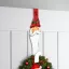 Karácsonyi kopogtató, ajtódísz tartó - fém - mikulás - 38 cm