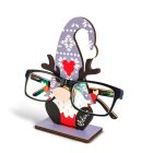 Karácsonyi dekoráció - asztali szemüvegtartó - 14 x 10 cm - 4 féle