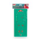 Karácsonyi dekoráció - lábnyom sablon szett - műanyag - 30,5 x 14 cm - 4 db / csomag