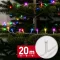 Fényfüzér - 20 m - színes - 400 LED - 100-240V - 6W - átlátszó kábel
