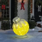 Világító dekoráció - gömbdísz - 60 LED - 60 x 83 cm - arany - 100-200V AC