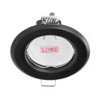 Beépíthető spotlámpa fix, fekete