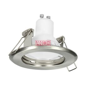 Beépíthető spotlámpa fix, kör alakú, szatén