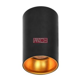 GU10 mennyezeti lámpa fekete-arany