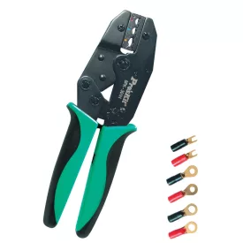   Home 6PK-301H préselő fogó, 220 mm, 3 féle mérethez, racsnis áttétel, 6 féle nyomaték