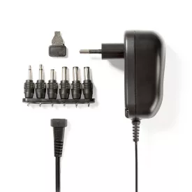   Nedis univerzális AC-DC tápegység, állítható 3V-12V DC 1A, 6 cserélhető táp dugó, 12W ACPA001 
