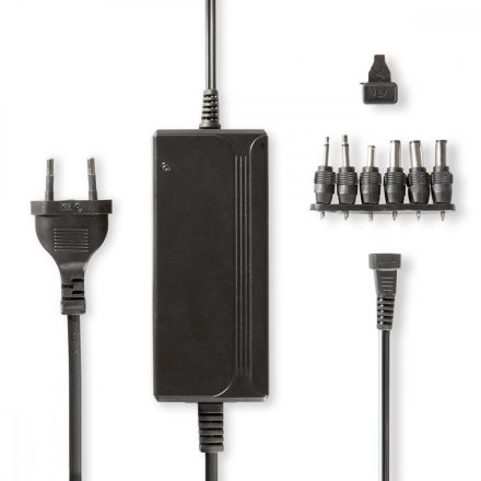 Univerzális hálózati adapter | 36 W | 5 - 15 V DC | 3.60 m | 2.4 A - 3.0 A A | 6 plug(s) | Fekete