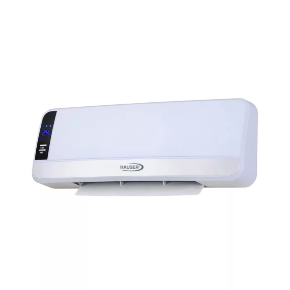 HAUSER AH-2301 fali ventilátoros fűtőtest, max. 2000 W, PTC fűtőelem, 2 fokozat, heti program, távirányító HAUSER AH-2301 fali ventilátoros fűtőtest, max. 2000 W, PTC fűtőelem, 2 fokozat, heti program, távirányító