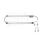 NEDIS prémium antenna, 3G / 4G / 5G, beltéri / kültéri, 698 MHz -5000 MHz, 0,3m, 50 Ohm, villám védelem ANOR4G30ME