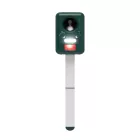 Home AR02 állatriasztó karó, napelemes, 13.5 - 23.5 kHz, PIR mozgásérzékelő 5 - 8 m távolság, USB töltőkábel