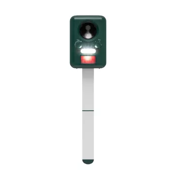   Home AR02 állatriasztó karó, napelemes, 13.5 - 23.5 kHz, PIR mozgásérzékelő 5 - 8 m távolság, USB töltőkábel