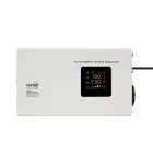 HOME AVR2000S feszültségstabilizátor, 2000VA, automatikus működés, vékony kivitel, falra szerelhető, színes digitális kijelző, teljeskörű meghibásodás elleni védelem