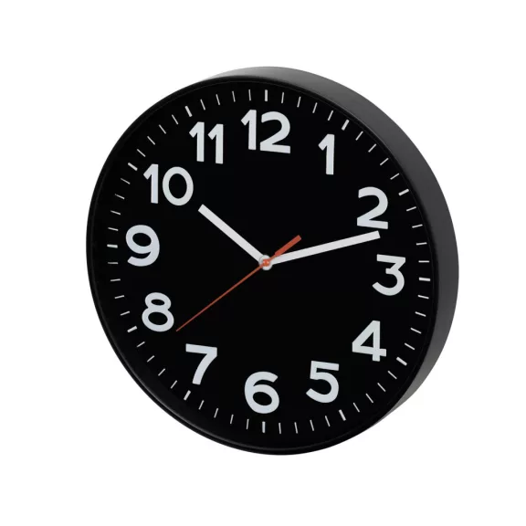 Home AWC300BK fali óra, üveg előlap, kontrasztos, jól leolvasható számlap, 1xAA elem tápellátás, átmérő 300mm Home AWC300BK fali óra, üveg előlap, kontrasztos, jól leolvasható számlap, 1xAA elem tápellátás, átmérő 300mm