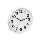 Home AWC300WH fali óra, üveg előlap, kontrasztos, jól leolvasható számlap, 1xAA elem tápellátás, átmérő 300mm