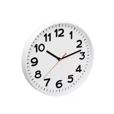   Home AWC300WH fali óra, üveg előlap, kontrasztos, jól leolvasható számlap, 1xAA elem tápellátás, átmérő 300mm