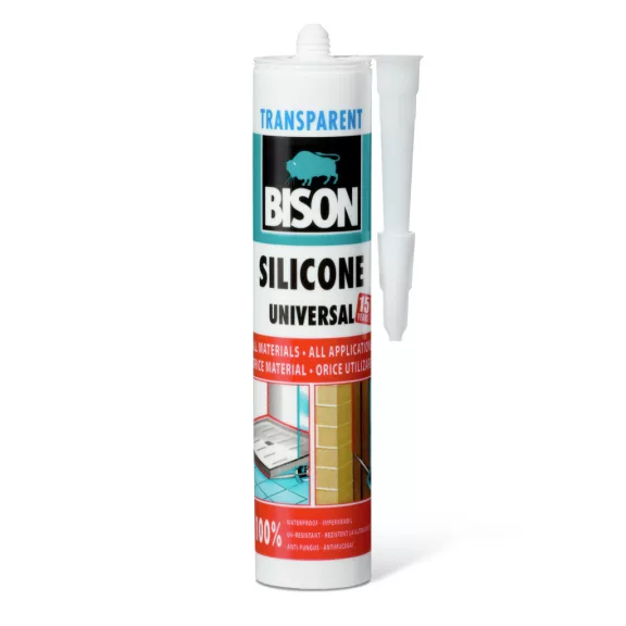 Bison Univerzális szilikon, átlátszó, 280ml Bison Univerzális szilikon, átlátszó, 280ml