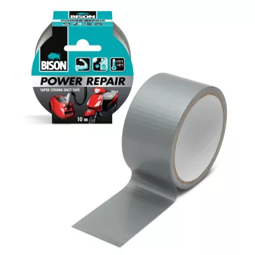   BISON Power Repair szöveterősített ragasztószalag - szürke - 10 m