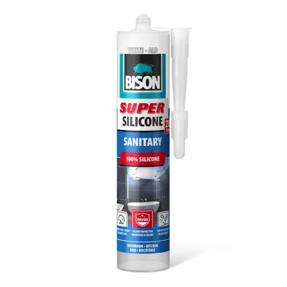 Bison Super szaniter szilikon, fehér, 280ml Bison Super szaniter szilikon, fehér, 280ml