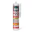 BISON Poly Max kristálytiszta tömítő, SM polymer ragasztó, 300g