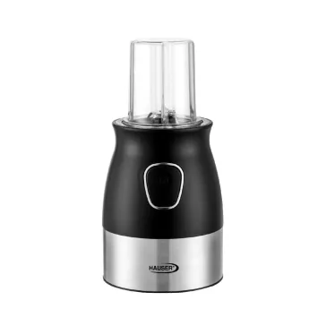   HAUSER BC-326B turmixgép, aprító, daráló 300 W, 3in1 funkció, 4 késes, fekete, hálózati tápellátás