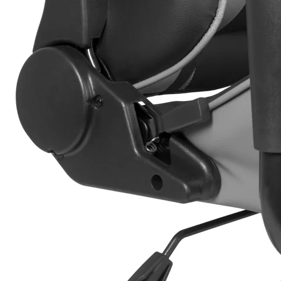 Gamer szék - derékpárnával, fejpárnával - szürke Gamer szék - derékpárnával, fejpárnával - szürke