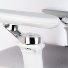 Irodai forgószék - karfával - szürke - 50 x 57 / 48 x 52 cm