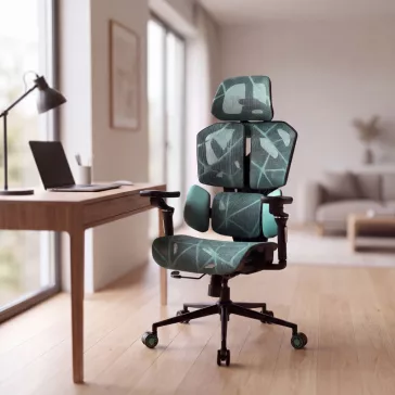   TitanMesh Pro Irodai forgószék oldalpárnával - menta - 119 x 72 x 73 cm