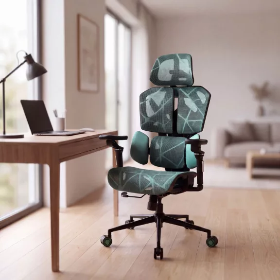 TitanMesh Pro Irodai forgószék oldalpárnával - menta - 119 x 72 x 73 cm TitanMesh Pro Irodai forgószék oldalpárnával - menta - 119 x 72 x 73 cm