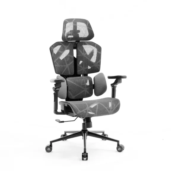 TitanMesh Pro Irodai forgószék oldalpárnával - szürke - 119 x 72 x 73 cm TitanMesh Pro Irodai forgószék oldalpárnával - szürke - 119 x 72 x 73 cm