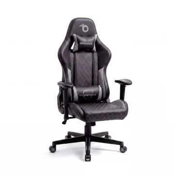   TItanForce gamer szék párnával - fekete/szürke - 122 x 65 x 53 cm