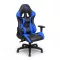 Gamer szék - fejtámlával, deréktámasszal - kék - 72 x 52 cm / 50 x 44 cm