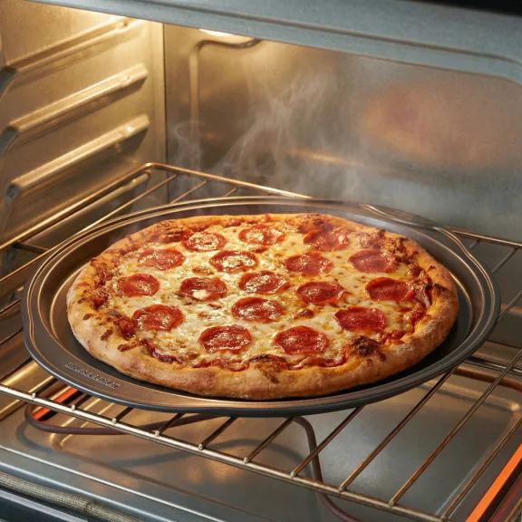 Baker’s Secret Classic Line pizzasütő tepsi - 41,3 x 38,8 x 2,1 cm Baker’s Secret Classic Line pizzasütő tepsi - 41,3 x 38,8 x 2,1 cm