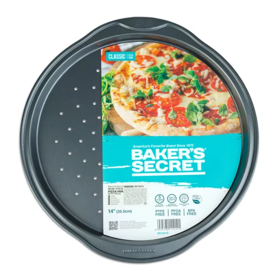 Baker’s Secret Classic Line pizzasütő tepsi - 41,3 x 38,8 x 2,1 cm Baker’s Secret Classic Line pizzasütő tepsi - 41,3 x 38,8 x 2,1 cm