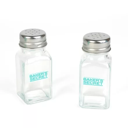 Baker's Secret só- és borsszóró szett - üveg - 9,2 cm - 2 db / szett