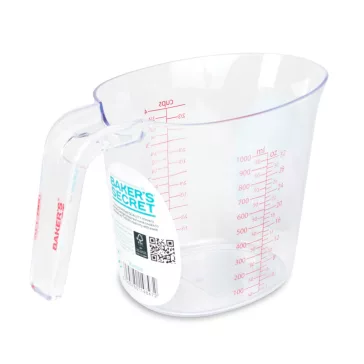   Baker's Secret mérőpohár - 1000 ml - műanyag - átlátszó