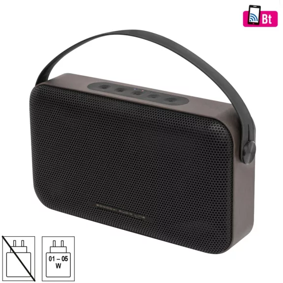 SAL BT4000 vezeték nélküli hangszóró, 2 x 8 W, Bass-reflex, AUX, beépített mikrofon, Soft Touch gombok,~18 h üzemidő, tartozék USB-C kábel SAL BT4000 vezeték nélküli hangszóró, 2 x 8 W, Bass-reflex, AUX, beépített mikrofon, Soft Touch gombok,~18 h üzemidő, tartozék USB-C kábel