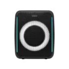 SAL BTCUBE hordozható Boombox, vezeték nélküli hangszóró, 70 watt, 3 hangszóró, Bluetooth TWS, IPX4, beépített akkumulátor
