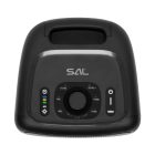 SAL BTCUBE hordozható Boombox, vezeték nélküli hangszóró, 70 watt, 3 hangszóró, Bluetooth TWS, IPX4, beépített akkumulátor